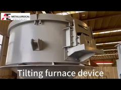 Steel Melting Process Electric Arc Furnace 1.5 Ton -100 Ton High Capacity