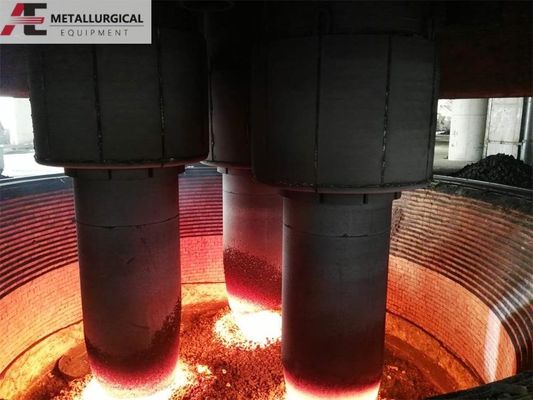 12500KVA Metalen silicium smeltoven Industriële smeltoven Hoog rendement