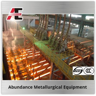 Continu gietmachine voor inductieovens in metallurgische apparatuur